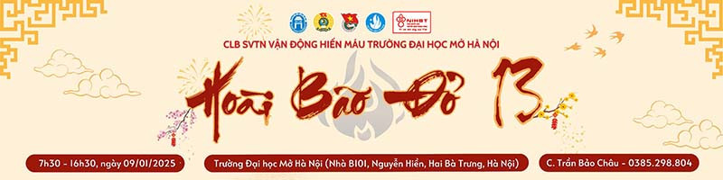 Ngày hội hiến máu 2024 - HOÀI BÃO ĐỎ 13